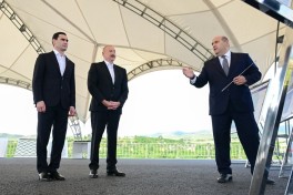 Azərbaycan və Türkmənistan prezidentləri Füzuli şəhərinin dağıdılmış yerlərinə baxıblar