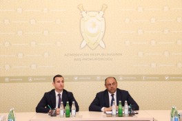 Baş Prokurorluqda dövlət qulluqçularının peşə bayramı günü münasibətilə tədbir keçirilib