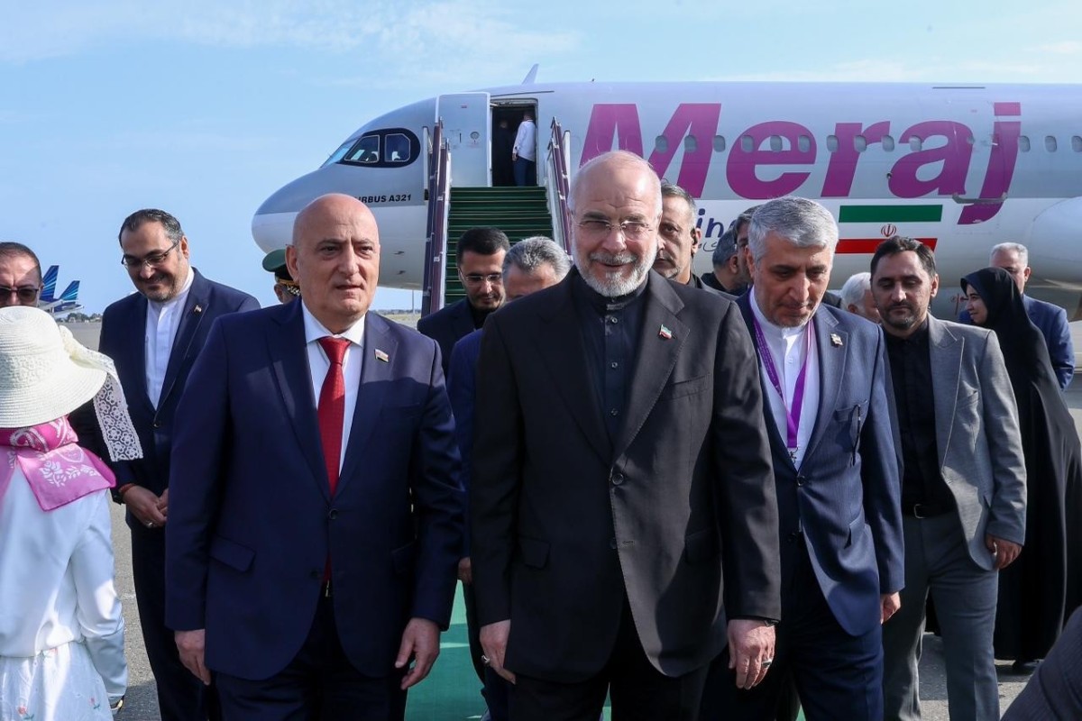 Məhəmməd Baqer Qalibaf Azərbaycana səfərə gəlib - <span class="red_color">FOTO