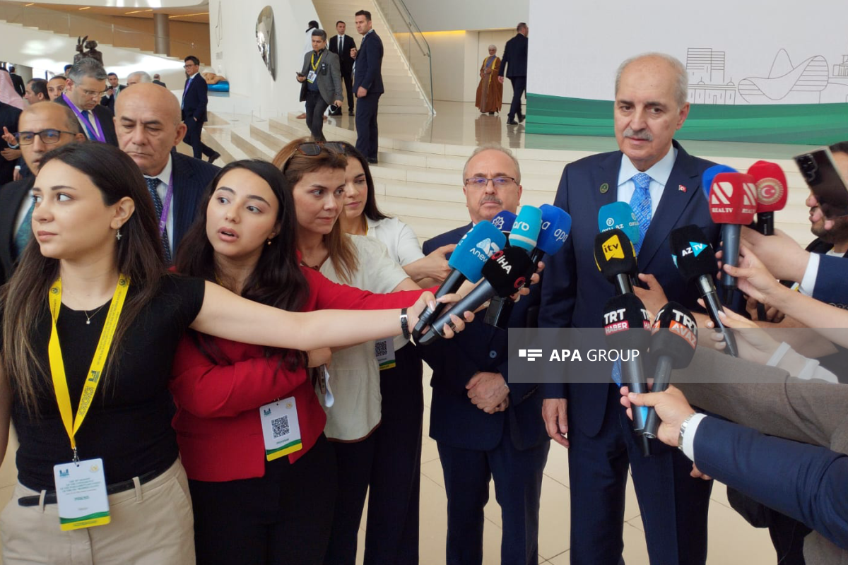 Türkiyə Böyük Millət Məclisinin (TBMM) sədri Numan Kurtulmuş