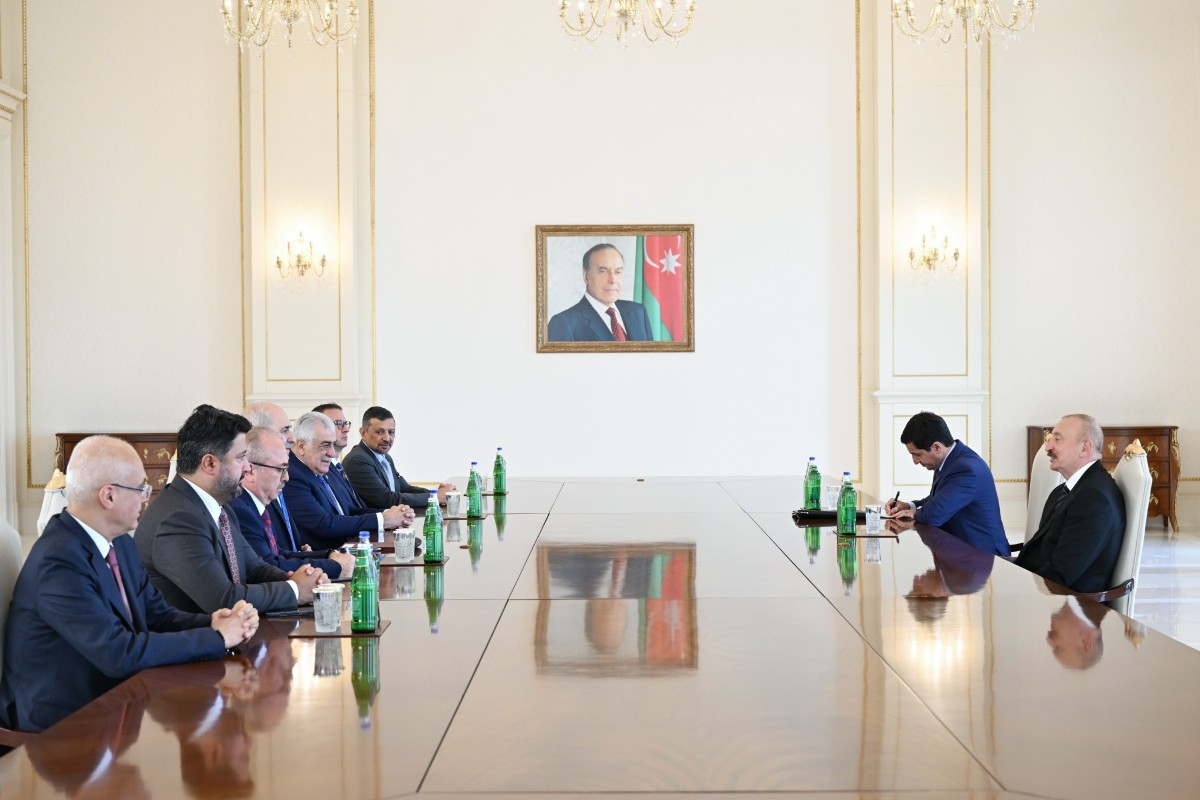 President Ilham Aliyev received delegation led by Speaker of Grand National Assembly of Türkiye
