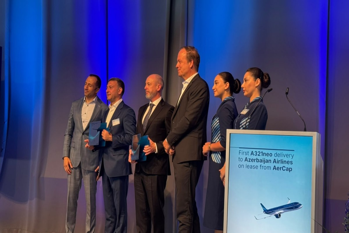 Hamburqda AZAL üçün ilk A321neo təyyarəsinin təhvilvermə mərasimi keçirilib- <span class="red_color">FOTO