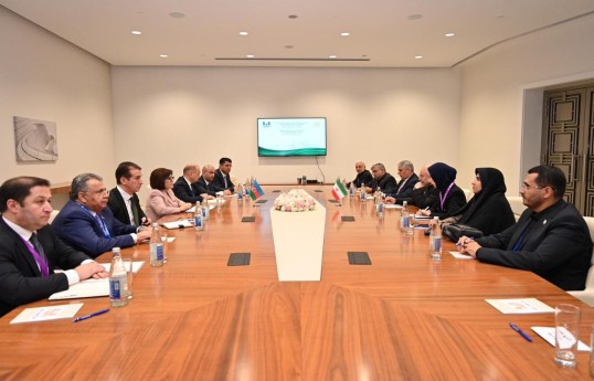 Milli Məclisin sədri Qalibafla görüşüb, regiondakı proseslər müzakirə olunub