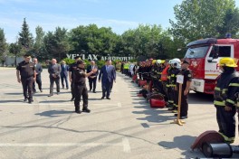 FHN-in Aran Regional Mərkəzi mülki müdafiə məşqi keçirib - FOTO 