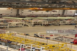Media nümayəndələri "Airbus"un Hamburqdakı istehsal sahəsində olublar- FOTO 