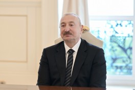 Prezident İlham Əliyev Türkiyə Böyük Millət Məclisinin sədrini qəbul edib