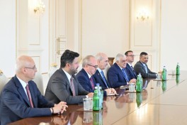 Prezident İlham Əliyev Türkiyə Böyük Millət Məclisinin sədrini qəbul edib
