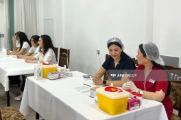 Aşura günü ilə bağlı qanvermə aksiyası başlayıb - FOTO 