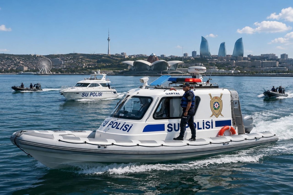 Su polisi dəniz sahilində narkotiklərə qarşı əməliyyat keçirib - <span class="red_color">VİDEO