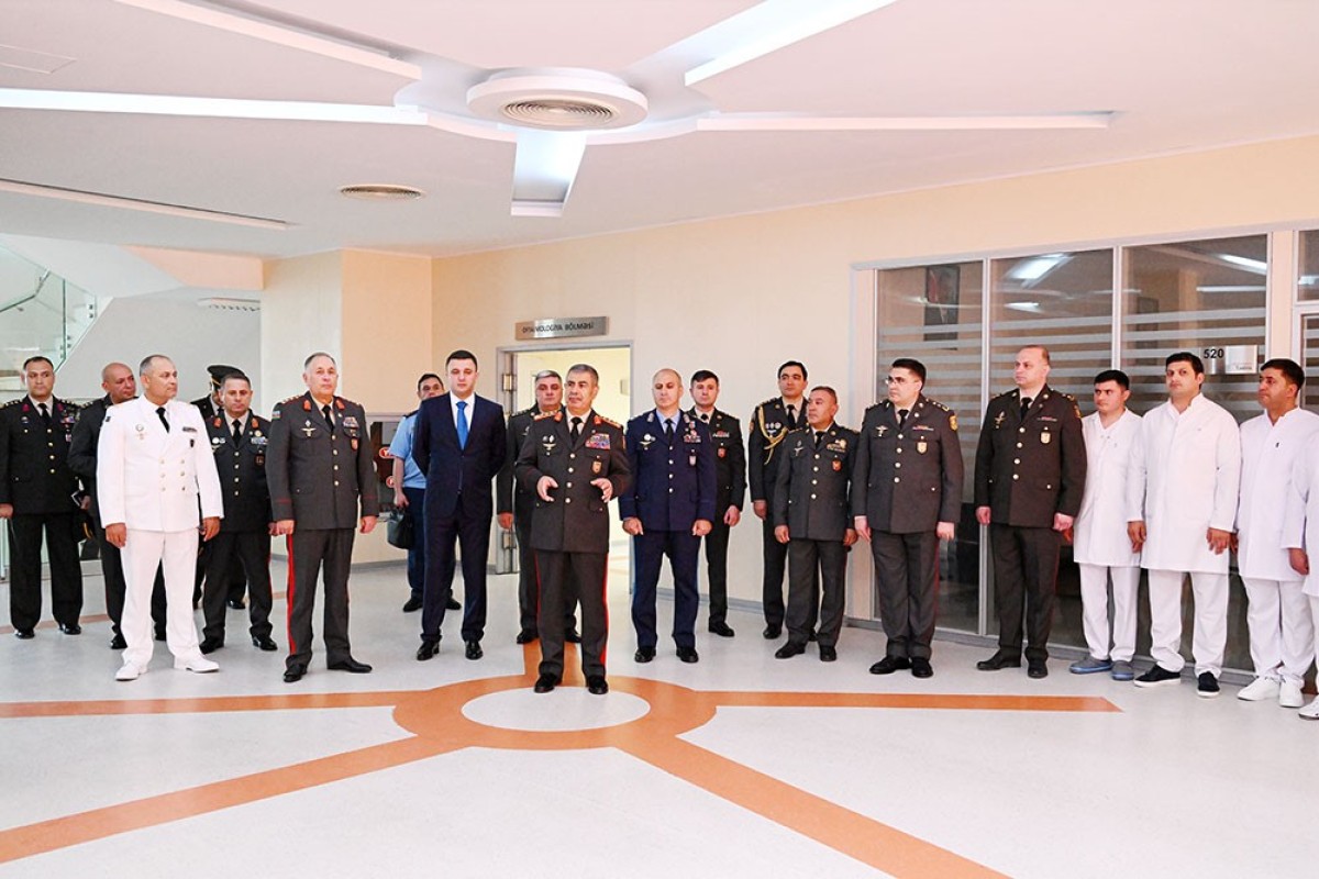 MN rəhbərliyi Baş Klinik Hospitalda olub- <span class="red_color">FOTO