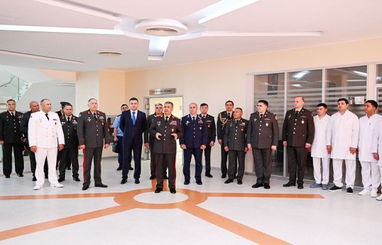 MN rəhbərliyi Baş Klinik Hospitalda olub - FOTO 