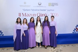 “Qızların təhsilinə dəstək” layihəsinin II Məzun Günü keçirilib