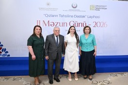 “Qızların təhsilinə dəstək” layihəsinin II Məzun Günü keçirilib