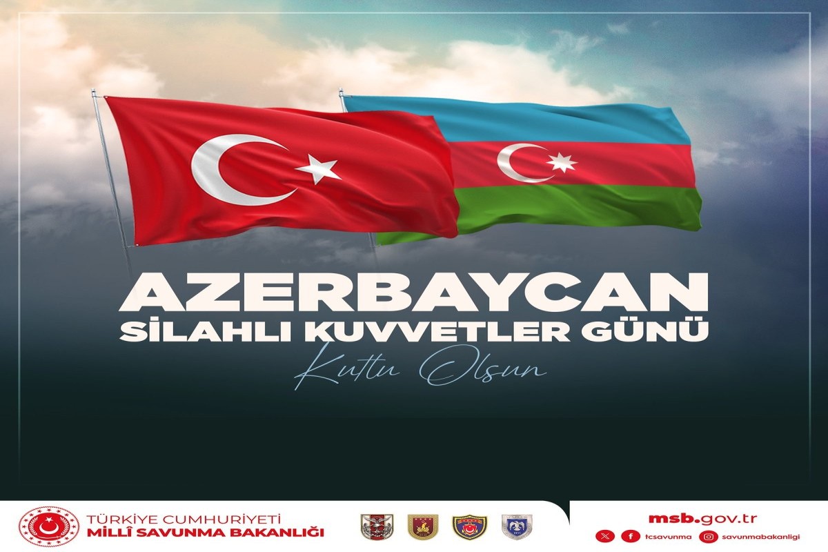 Türkiyə MN Azərbaycanı Silahlı Qüvvələr Günü münasibətilə təbrik edib