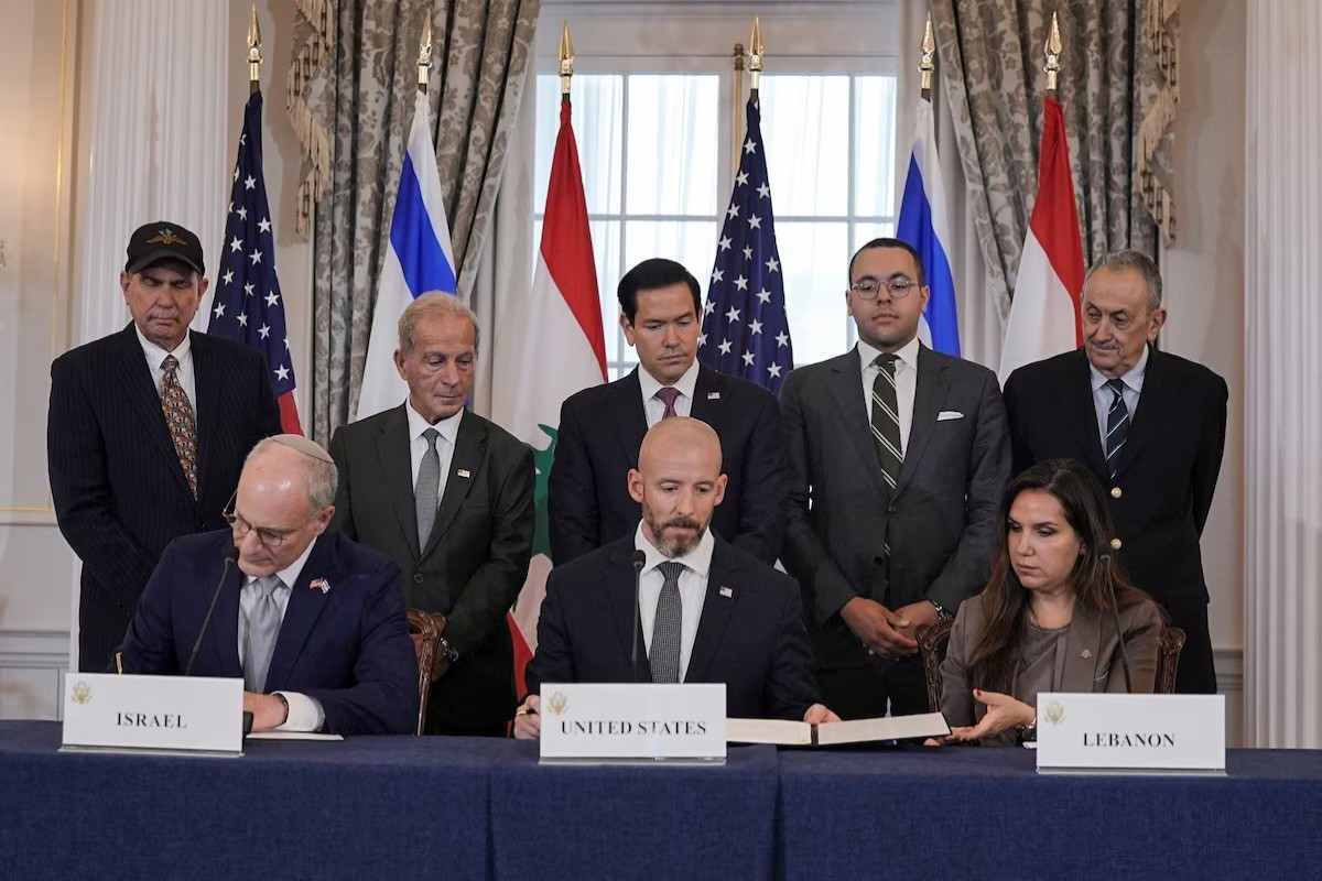 Israel, Lebanon sign framework peace deal after US-mediated talks