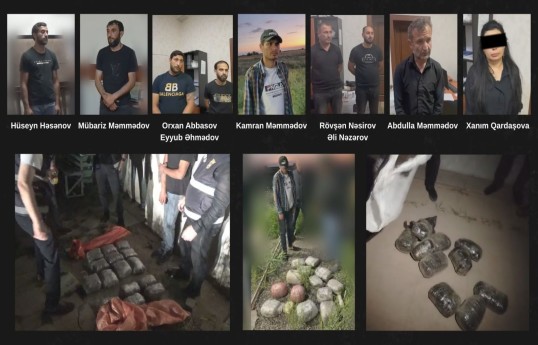 DİN: 46 kq narkotik vasitə dövriyyədən çıxarılıb, 9 nəfər həbs olunub - VİDEO 