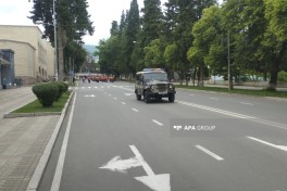 Xankəndidə Silahlı Qüvvələrin 108-ci ildönümü ilə əlaqədar hərbi yürüş keçirilir - FOTO 