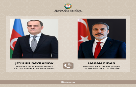 Ceyhun Bayramovla Hakan Fidan arasında telefon danışığı olub