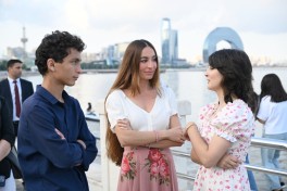 Leyla Əliyeva və Arzu Əliyeva Dənizkənarı Milli Parkda açılış və təqdimat mərasimlərində iştirak ediblər - FOTO 
