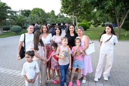 Leyla Əliyeva və Arzu Əliyeva Dənizkənarı Milli Parkda açılış və təqdimat mərasimlərində iştirak ediblər - FOTO 
