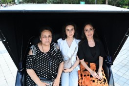 Leyla Əliyeva və Arzu Əliyeva Dənizkənarı Milli Parkda açılış və təqdimat mərasimlərində iştirak ediblər - FOTO 