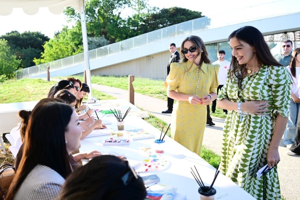 Leyla Aliyeva and Alena Aliyeva attend Charity Festival