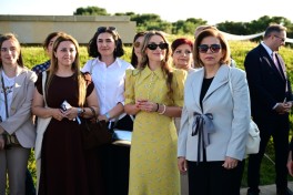 Leyla Əliyeva və Alona Əliyeva Xeyirxahlıq Festivalında iştirak ediblər