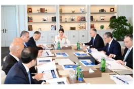 Birinci vitse-prezident Mehriban Əliyevanın sədrliyi ilə Rəqəmsal İnkişaf Şurasının ilk iclası keçirilib - FOTO 
