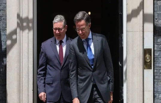 Starmer Londonda Rutte ilə görüşüb