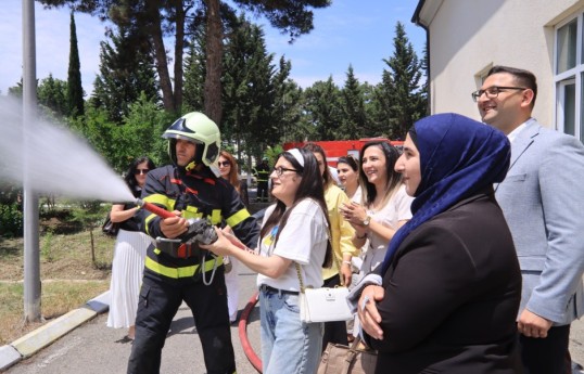 FHN-in Dövlət Yanğından Mühafizə Xidməti növbəti “açıq qapı günü” tədbiri keçirib
