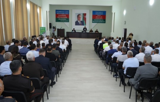 Dövlət Xidməti dənli və texniki bitkilərin yanğın təhlükəsizliyi ilə bağlı tədbirlər keçirib