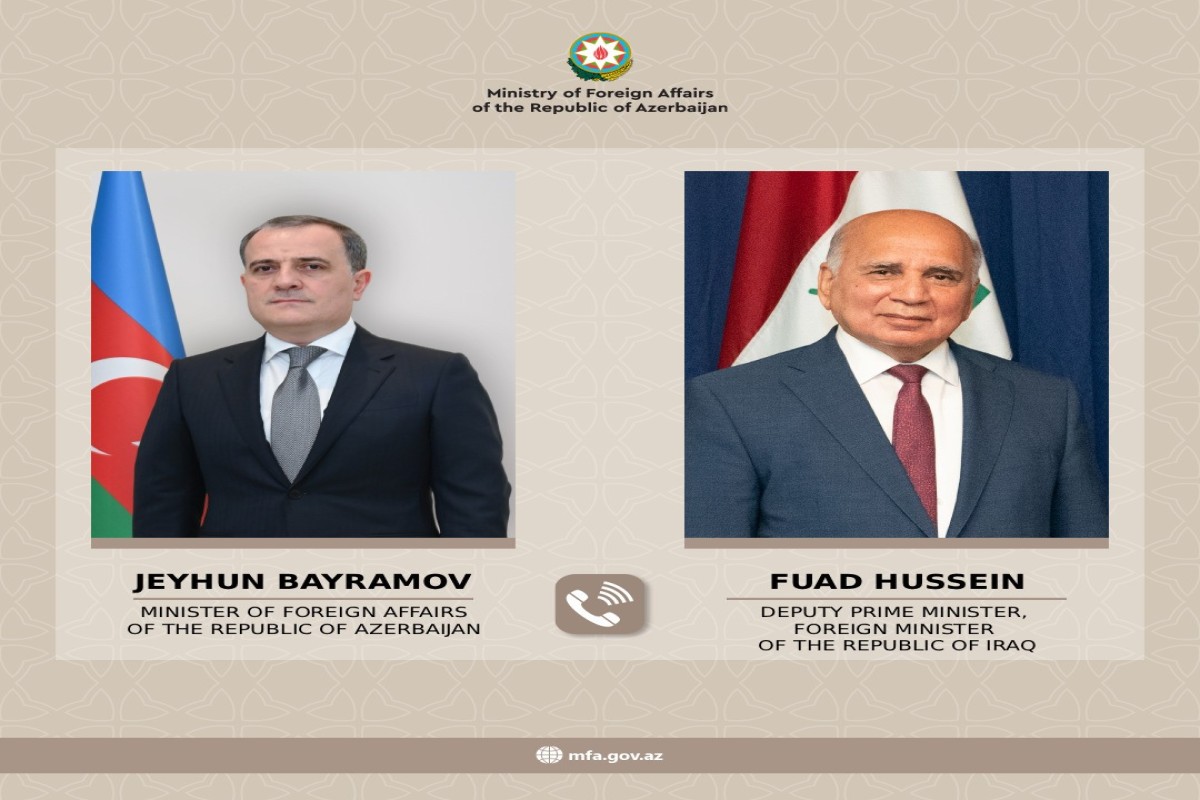 Ceyhun Bayramov və  İraq  Baş nazirinin müavini arasında telefon danışığı olub