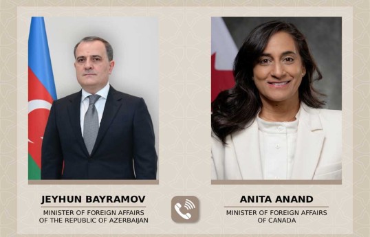 Azərbaycan və Kanada XİN başçıları İranda vəziyyətə dair müzakirə aparıb