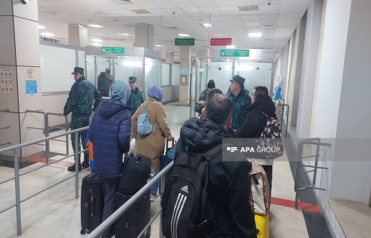 İrandan təxliyə olunan 35 Rusiya vətəndaşı Astara məntəqəsindən Azərbaycana keçib - - FOTO 