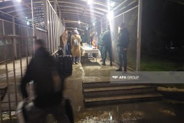 İrandan təxliyə olunan 35 Rusiya vətəndaşı Astara məntəqəsindən Azərbaycana keçib - - FOTO 
