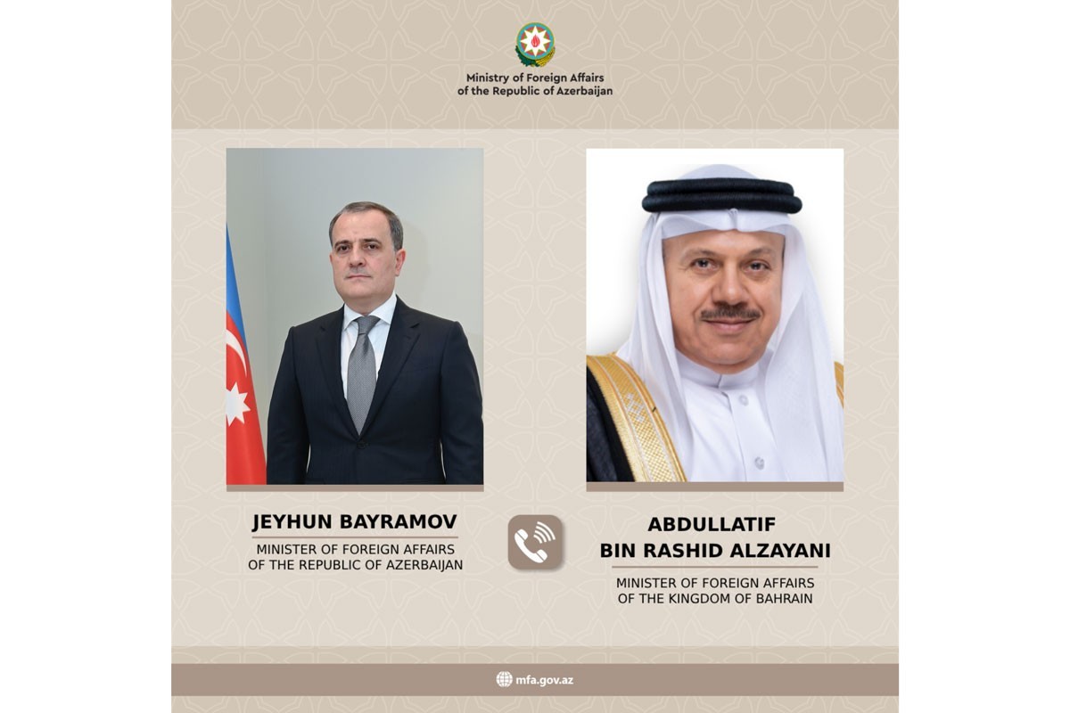Azərbaycan və Bəhreyn XİN rəhbərləri İranla bağlı dialoqun əhəmiyyətini vurğulayıb