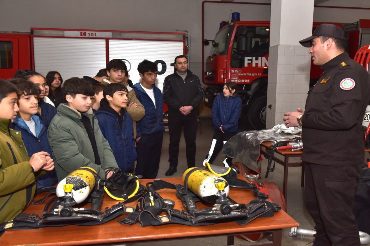 FHN-in Dövlət Yanğından Mühafizə Xidməti “açıq qapı günü” keçirib