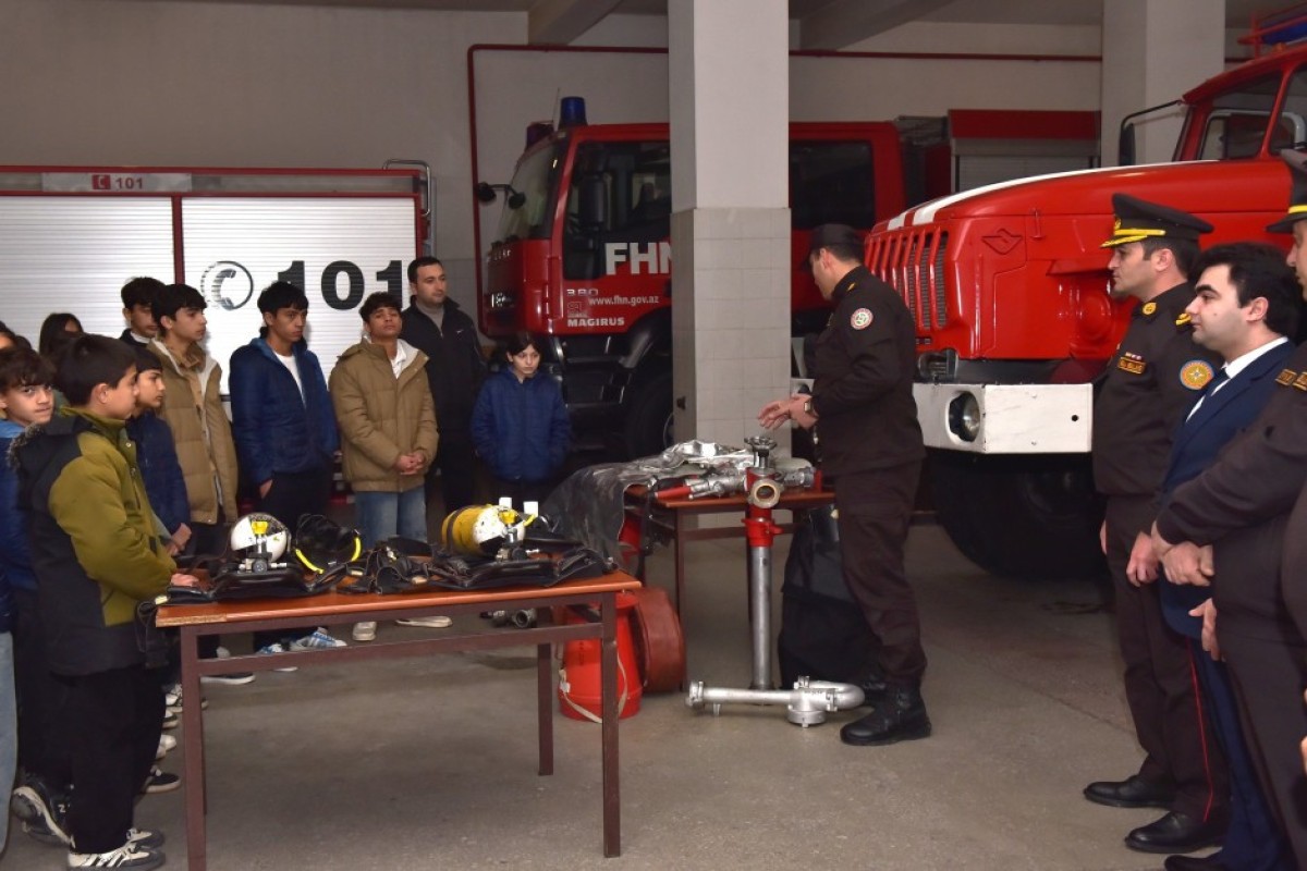 FHN-in Dövlət Yanğından Mühafizə Xidməti “açıq qapı günü” keçirib