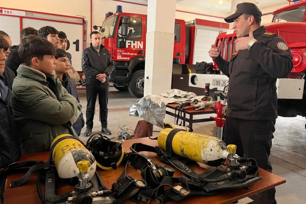 FHN-in Dövlət Yanğından Mühafizə Xidməti “açıq qapı günü” keçirib
