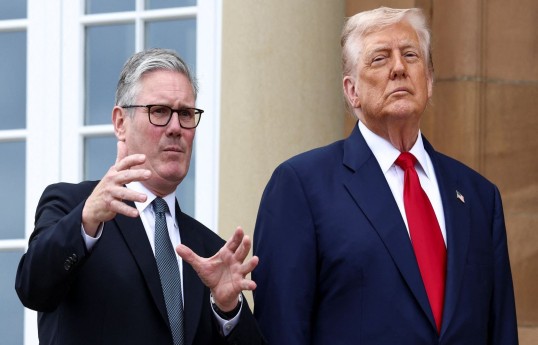 Böyük Britaniya Baş naziri Keir Starmer, ABŞ Prezidenti Donald Tramp