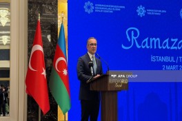 İstanbulda soydaşlarımız üçün iftar mərasimi təşkil edilib - FOTO 