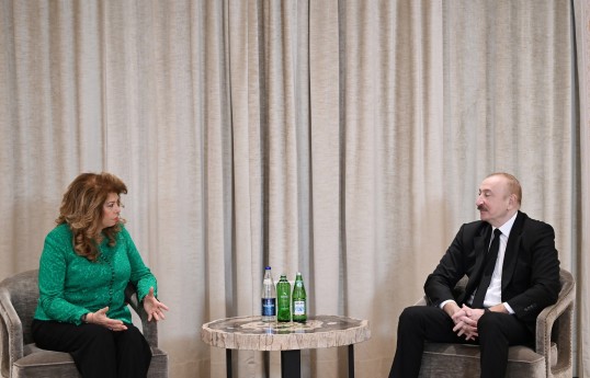 Bolqarıstan Respublikasının Prezidenti İliyana Yotova və Prezident İlham Əliyev