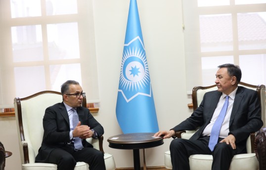 Dini Qurumlarla İş üzrə Dövlət Komitəsinin sədri Ramin Məmmədov, TDT-nin Baş katibi Kubanıçbek Ömüralıyev