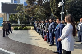 Gəncədə mülki müdafiə məşqləri keçirilib