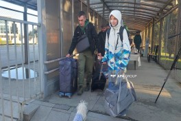 Rusiyanın İrandan təxliyə olunan 120-dən çox vətəndaşı Lənkəran aeroportundan ölkələrinə yola salınıb  - FOTO  - YENİLƏNİB-1 
