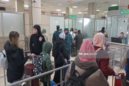 Rusiyanın İrandan təxliyə olunan 120-dən çox vətəndaşı Lənkəran aeroportundan ölkələrinə yola salınıb  - FOTO  - YENİLƏNİB-1 