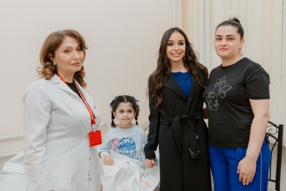 Leyla Əliyeva Respublika Pediatriya Mərkəzinin Nərimanov Uşaq Klinik Xəstəxanasını ziyarət edib