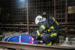 FHN “Cəfər Cabbarlı” və “Xətai” stansiyalarında taktiki-xüsusi təlim keçirib - VİDEO 