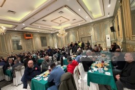 Qars şəhərində azərbaycanlı soydaşlarımız üçün iftar tədbiri keçirilib