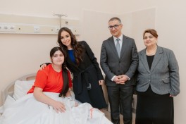 Leyla Əliyeva Respublika Pediatriya Mərkəzinin Nərimanov Uşaq Klinik Xəstəxanasını ziyarət edib